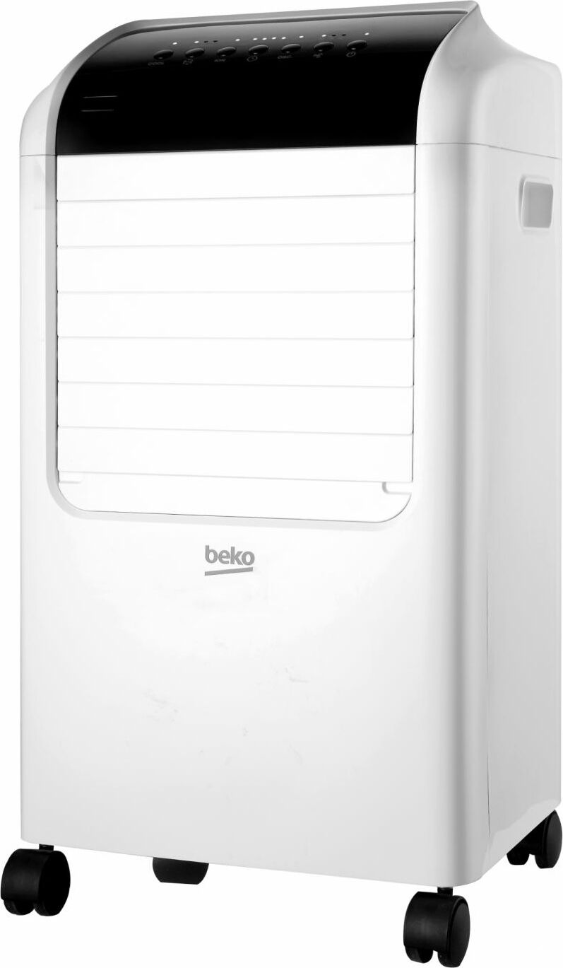 beko efe6030w raffrescatore d'aria portatile evaporativo senza tubo capacità tanica 8 litri 3 velocità umidificatore ionizzatore con timer e telecomando - efe6030w