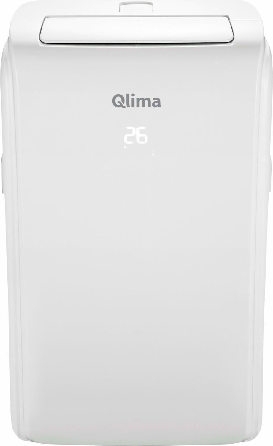 qlima p528 condizionatore portatile 9000 btu /h (gas r410a) climatizzatore classe a funzione deumidificatore wifi timer - p528