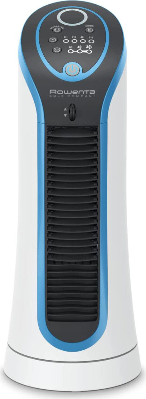 rowenta vu6210f0 ventilatore a colonna torre senza pale 3 velocità oscillante con timer flusso d'aria 3d - vu6210 eole compact