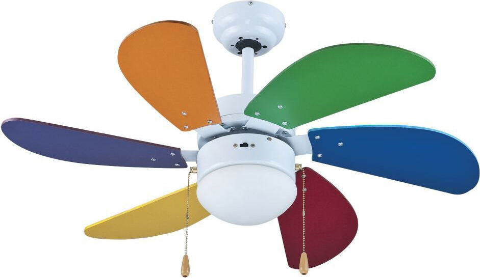 zephir zfs690c ventilatore da soffitto con luce lampadario ventilatore 6 pale diametro 90 cm 3 velocità - zfs690c