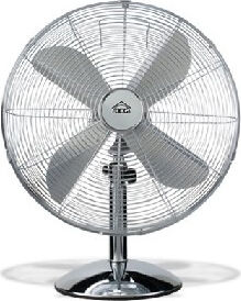 dcg ve1616 ventilatore da tavolo a pale diametro 40 cm oscillante 3 velocità colore cromo - ve1616