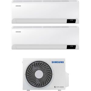 Samsung Ar07txfyawk + Ar09txfyawk + Aj040txj2kg Climatizzatore Dual Split Inverter 7000 + 9000 Btu Condizionatore Con Pompa Di Calore Classe A+++/a++ Wifi Gas R32 Wifi (Unità Interna + Unità Esterna) - Ar07txfyawk + Ar09txfyawk + Aj040txj2kg Cebu