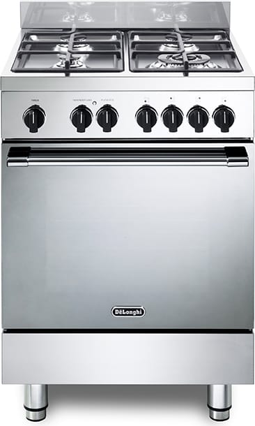 DeLonghi Gemma 66 M2 Ed Cucina A Gas 4 Fuochi Forno Elettrico Multifunzione Larghezza X Profondità 60x60 Cm Classe Energetica A Acciaio Inox - Gemma 66 M2 Ed Linea Gemma