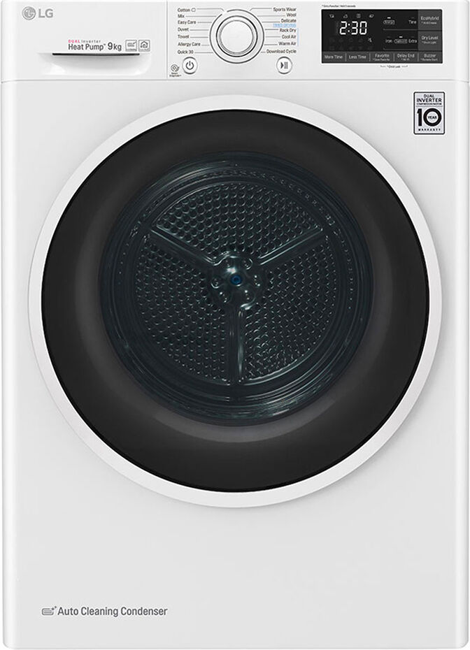 LG Rc90u2av4q Asciugatrice Rc90u2av4q 9 Kg Classe A+++ Inverter Con Pompa Di Calore Profondità 69 Cm Eco Hybrid Allergy Care LG Rc90u2av4q Asciugatrice Rc90u2av4q 9 Kg Classe A+++ Inverter Con Pompa Di Calore Profondità 69 Cm Eco Hybrid Allergy Care