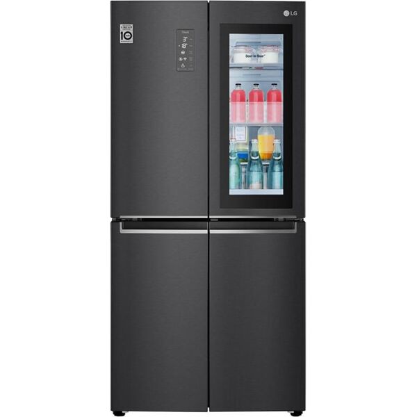 lg gmq844mc5e gmq844mc5e frigorifero americano side by side capacità 530 litri classe energetica e raffreddamento no frost colore nero