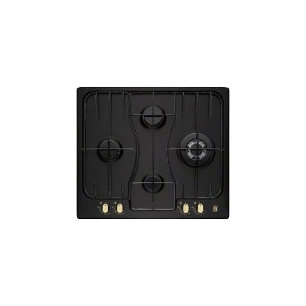 electrolux rgg6243lor rgg6243lor crosscook piano cottura 4 fuochi a gas 60 cm (1 bruciatore wok tripla corona) colore nero