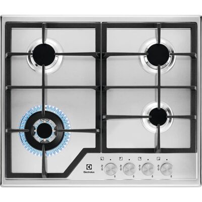 Electrolux Kgs 6436 Sx Kgs6436sx Linea Slim Piano Cottura 4 Fuochi A Gas 60 Cm Griglie In Ghisa (1 Bruciatore Wok) Colore Inox Electrolux Kgs 6436 Sx Kgs6436sx Linea Slim Piano Cottura 4 Fuochi A Gas 60 Cm Griglie In Ghisa (1 Bruciatore Wok) Colore Inox
