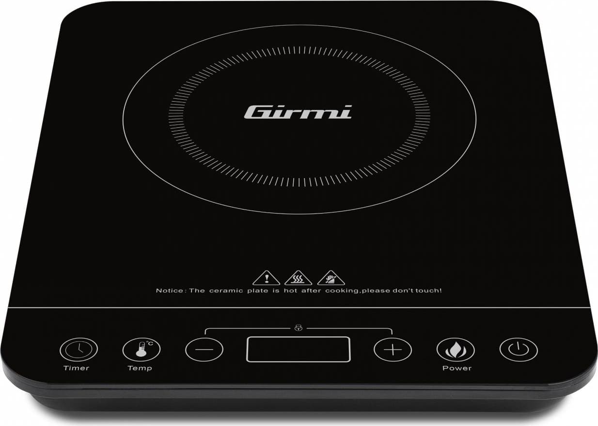 Girmi Pi0300 Piastra A Induzione Da Tavolo Comandi Touch Potenza 2000 Watt Colore Nero - Pi03