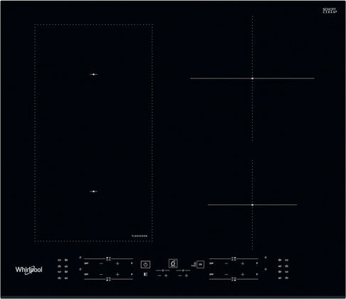 Whirlpool Wl B1160 Bf Wl B1160 Bf Piano Cottura Induzione 4 Fuochi 60 Cm Vetro Colore Nero