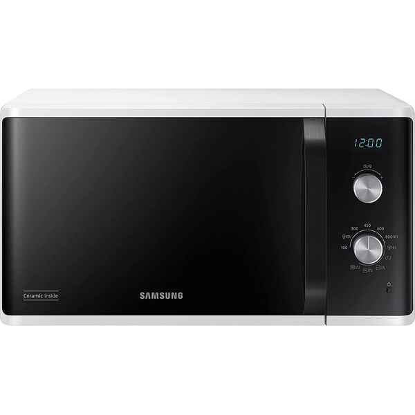 samsung mg23k3614aw forno microonde combinato con grill capacità 23 litri potenza 800 watt colore bianco - mg23k3614aw