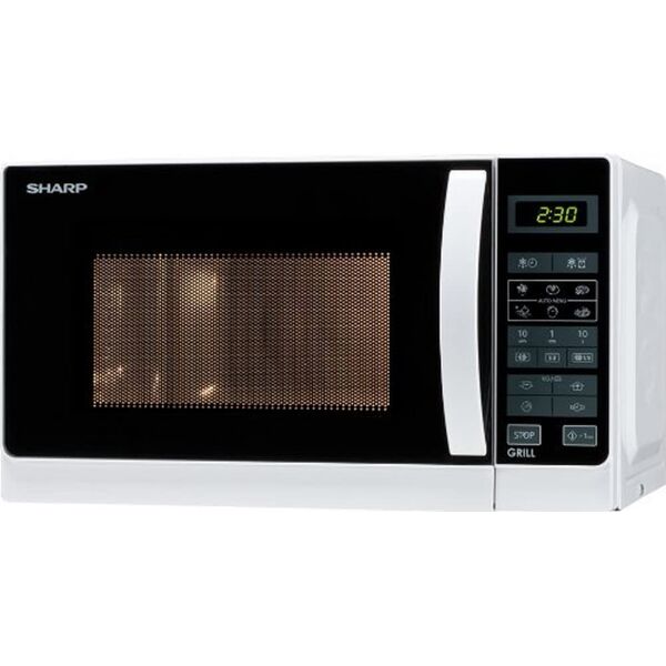 sharp r-642 ww forno microonde combinato con grill capacità 20 litri potenza 800 watt colore bianco - r-642 ww