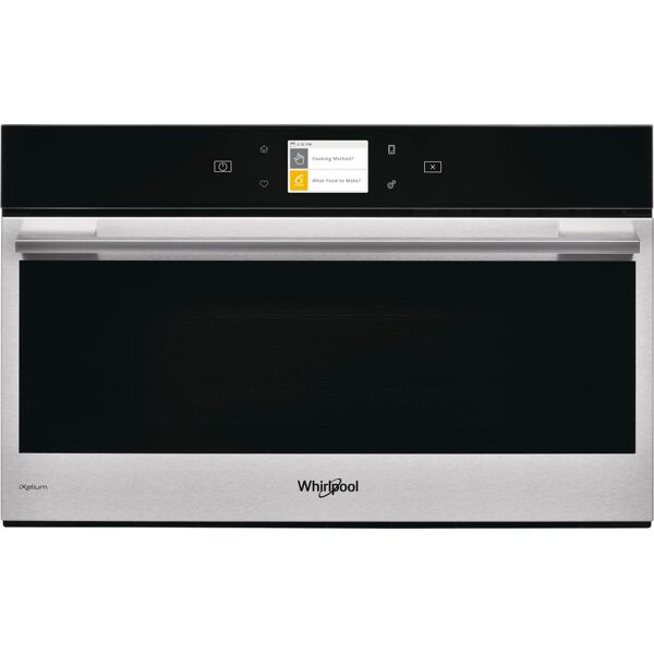 whirlpool w9 md260 ixl forno a microonde da incasso combinato con grill capacità 31 litri potenza 1000 watt larghezza 60 cm funzione crisp vapore 6° senso colore inox - w9 md260 ixl