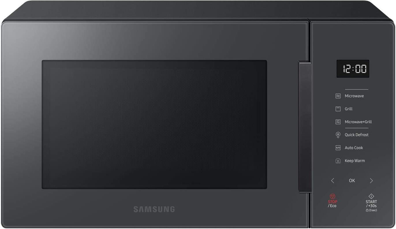 samsung mg23t5018gc/et forno microonde combinato con grill capacità 23 litri potenza 1250 watt colore nero - mg23t5018gc/et