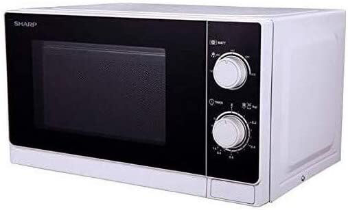 sharp r-600in forno microonde combinato con grill capacità 20 litri potenza 1000 watt colore bianco - r-600in