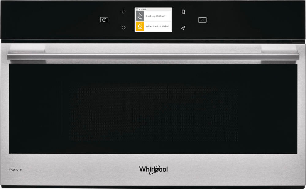 whirlpool w9 md260 ixl forno a microonde da incasso combinato con grill capacità 31 litri potenza 1000 watt larghezza 60 cm funzione crisp vapore 6° senso colore inox - w9 md260 ixl