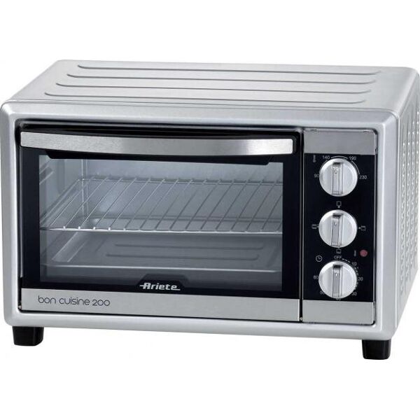 ariete 981 forno elettrico fornetto con grill capacità 20 litri potenza 1380 watt timer colore nero - 981