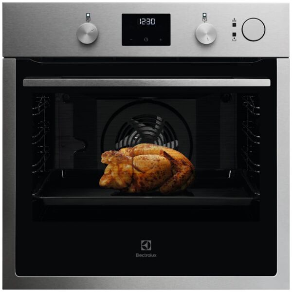 electrolux kocgs30tx forno elettrico da incasso ventilato multifunzione 70 litri steamcrisp pizza - kocgs30tx serie 700