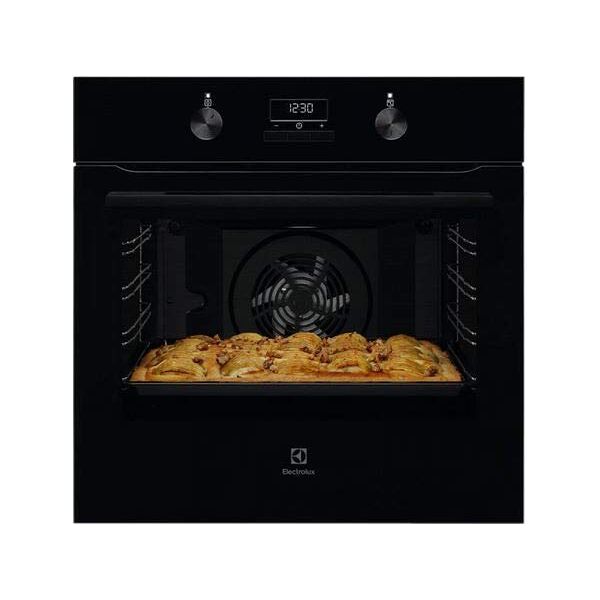 electrolux koigh00k forno elettrico ventilato da incasso multifunzione con grill vano xl classe energetica a larghezza 60 cm funzione aqua cleaning colore nero - koigh00k