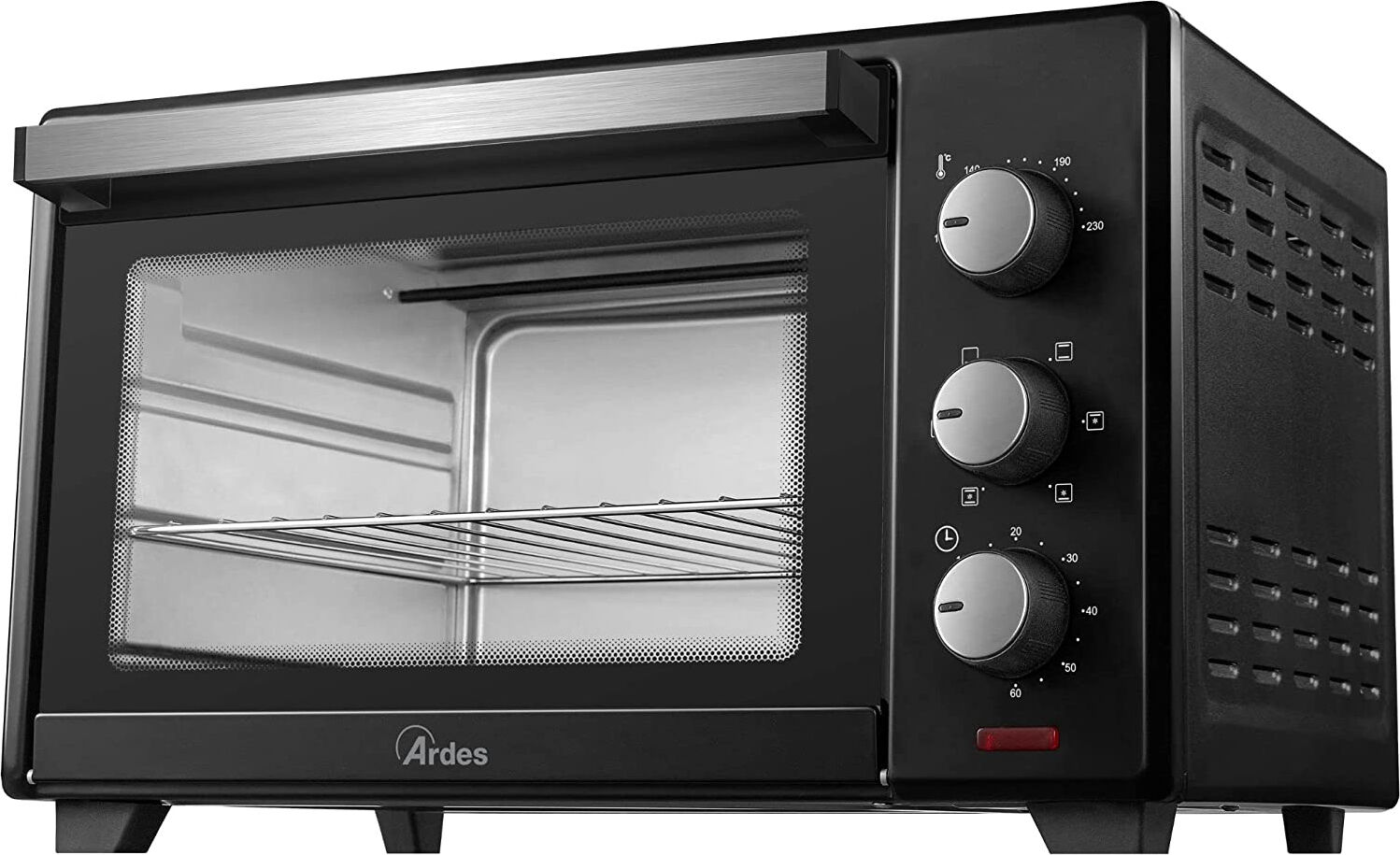 ardes ar6231b forno elettrico ventilato fornetto capacità 30 litri potenza 1600 watt colore nero - ar6231b