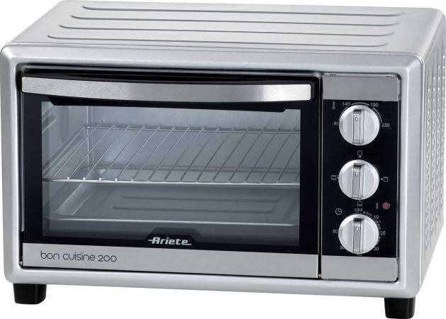 ariete 981 forno elettrico fornetto con grill capacità 20 litri potenza 1380 watt timer colore nero - 981