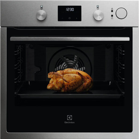 electrolux kocgs30tx forno elettrico da incasso ventilato multifunzione 70 litri steamcrisp pizza - kocgs30tx serie 700