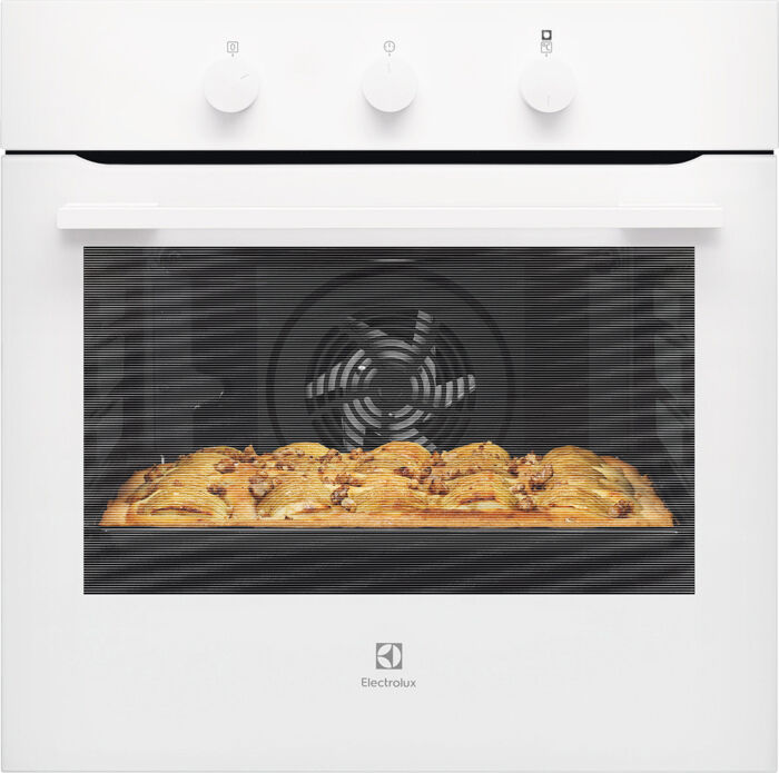 electrolux kohhh00w forno elettrico da incasso ventilato multifunzione con grill capacità 72 litri classe energetica a larghezza 60 cm funzione pizza colore bianco - kohhh00w