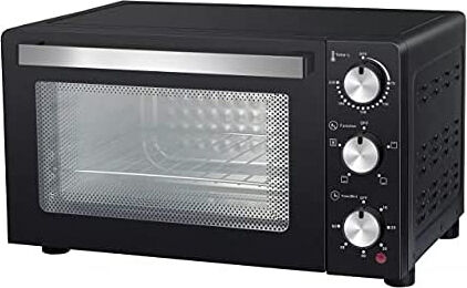 melchioni devil 23 forno elettrico ventilato fornetto capacità 23 litri potenza 1200 watt timer colore nero - devil 23