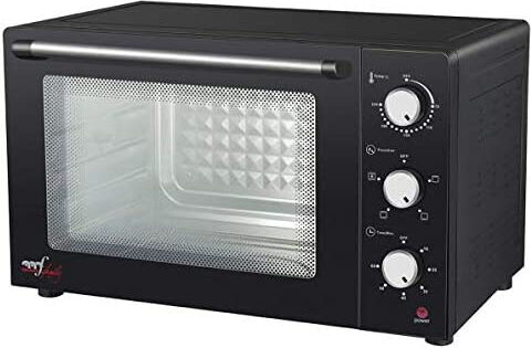 melchioni enjoy 47 forno elettrico ventilato fornetto capacità 47 litri potenza 1700 watt colore nero - enjoy 47