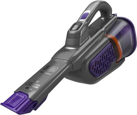 black & decker bhhv520bfp aspirapolvere portatile mini aspirapolvere senza fili aspirabriciole senza sacco potenza 18v colore nero viola - bhhv520bfp dustbuster