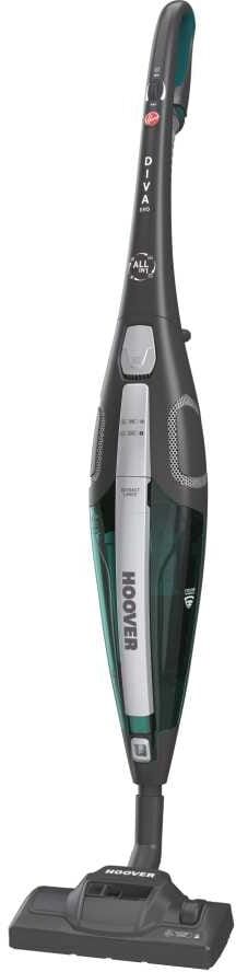 hoover dve02bl scopa elettrica con filo aspirapolvere senza sacco ciclonica potenza 750 watt filtro epa colore nero - dve02bl diva