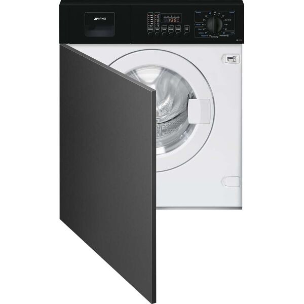 smeg lb107n lavatrice da incasso lb107n 7 kg classe e larghezza 60 cm centrifuga 1000 giri frontalino nero