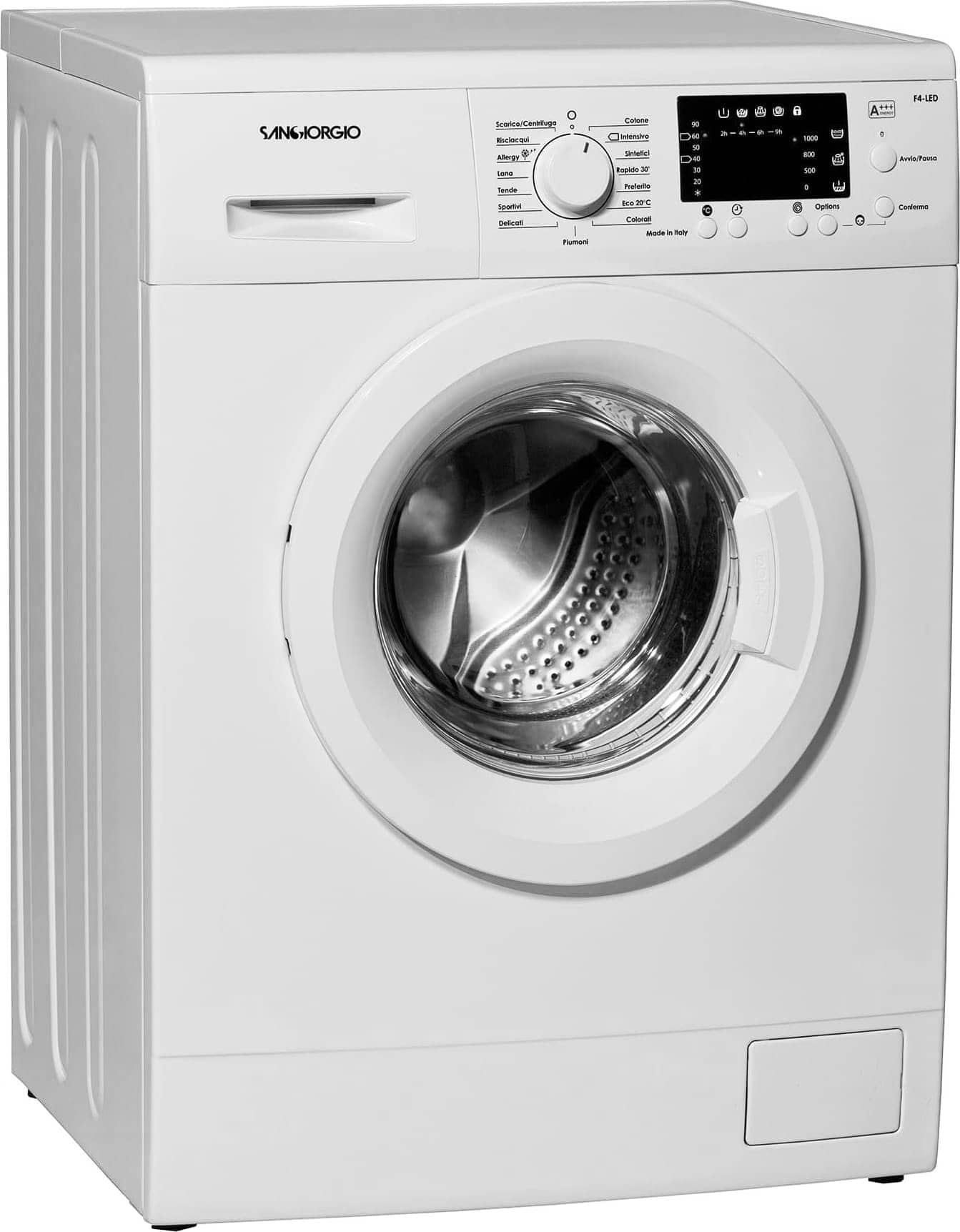 San Giorgio F510l F510l Lavatrice Slim 5 Kg Classe A++ Profondità 45 Cm Centrifuga 1000 Giri Partenza Ritardata San Giorgio F510l F510l Lavatrice Slim 5 Kg Classe A++ Profondità 45 Cm Centrifuga 1000 Giri Partenza Ritardata