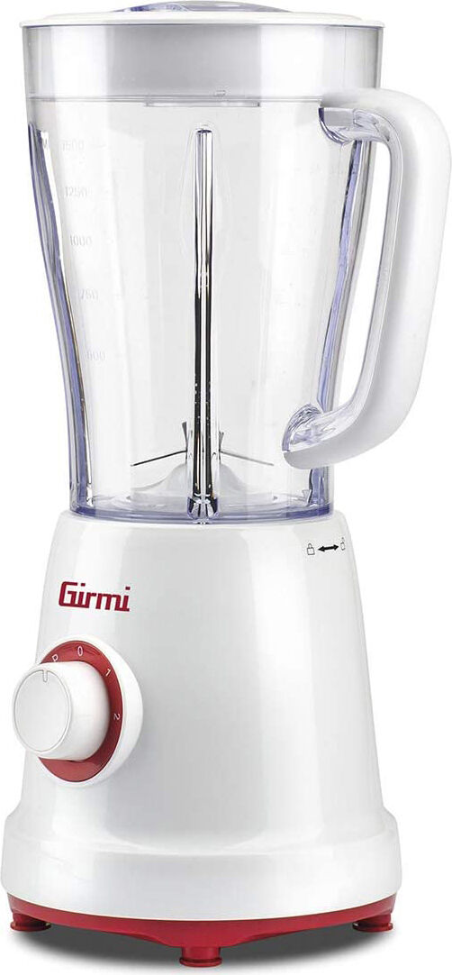 girmi fr4600 frullatore con bicchiere capacità 1.5 litri potenza 500 watt colore bianco / rosso - fr46