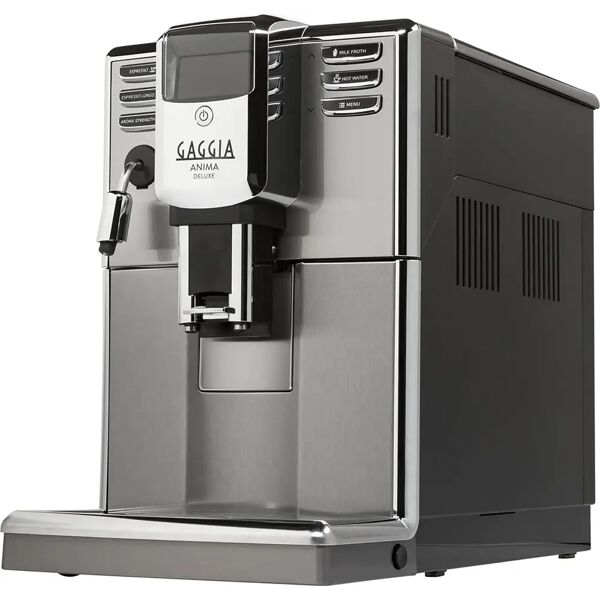 gaggia r18761/01 macchina da caffè automatica espresso con macinacaffè e cappuccinatore caffè in grani colore silver - r18761/01 anima deluxe