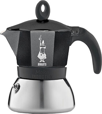 bialetti 006936 moka induktion 6 tazze colore del prodotto: nero. argento. - 006936