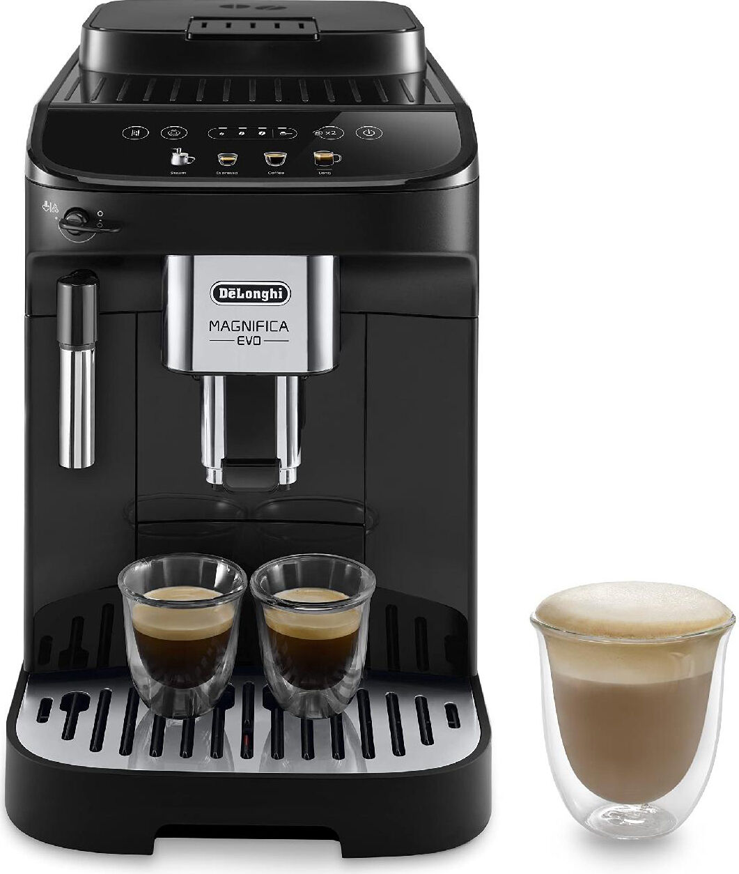 delonghi ecam 290.21.b macchina caffé automatica espresso con macinacaffé e cappuccinatore caffé in grani colore nero - ecam 290.21.b magnifica evo