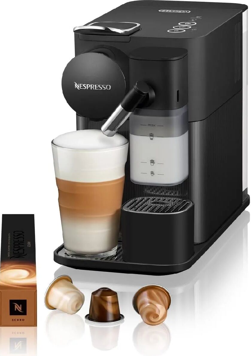 delonghi 132193449 nespresso® lattissima one macchina caffè espresso sistema ricarica capsule colore nero - en510.b