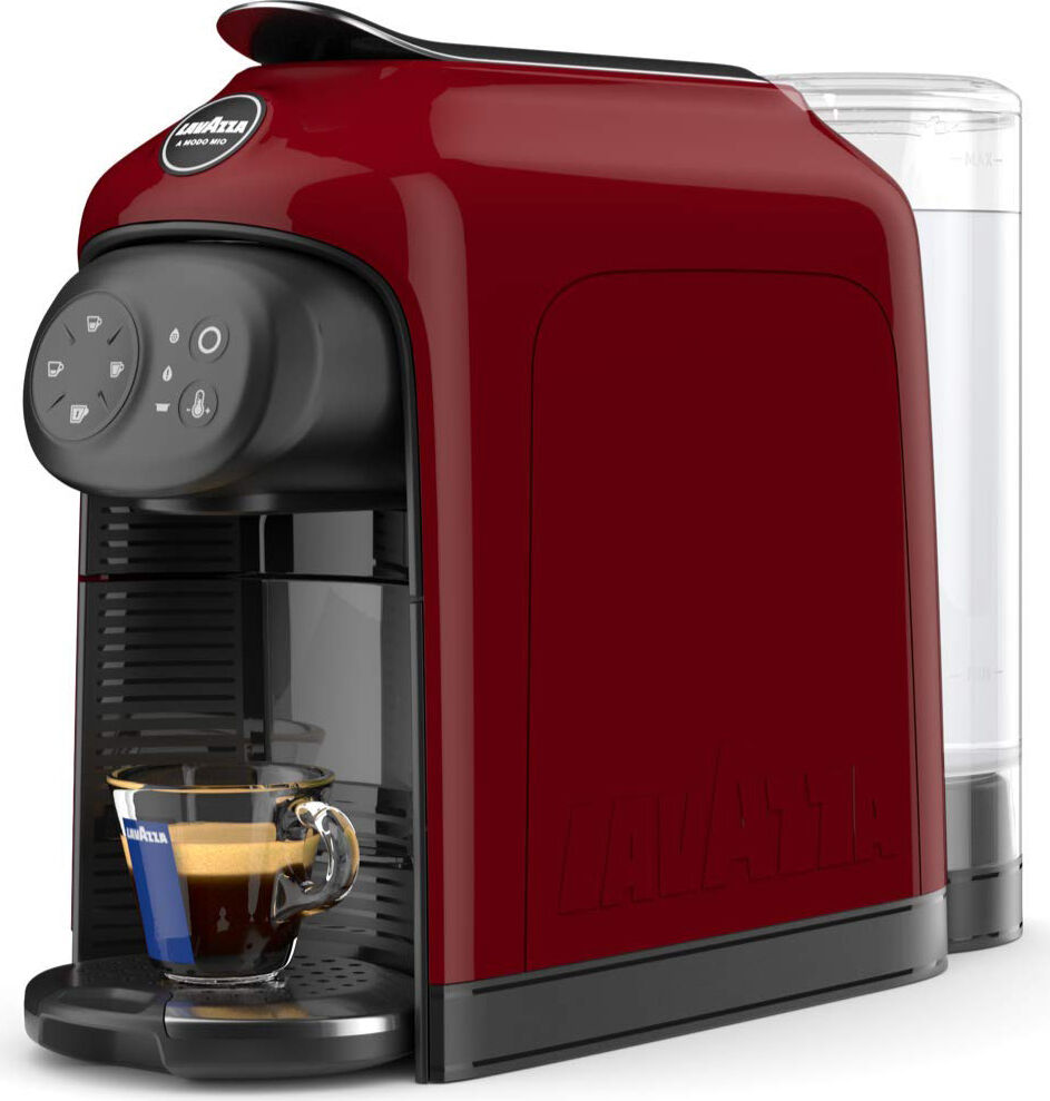 18000278 idola - macchina caffé espresso capsule lavazza a modo mio selettore touch colore rosso