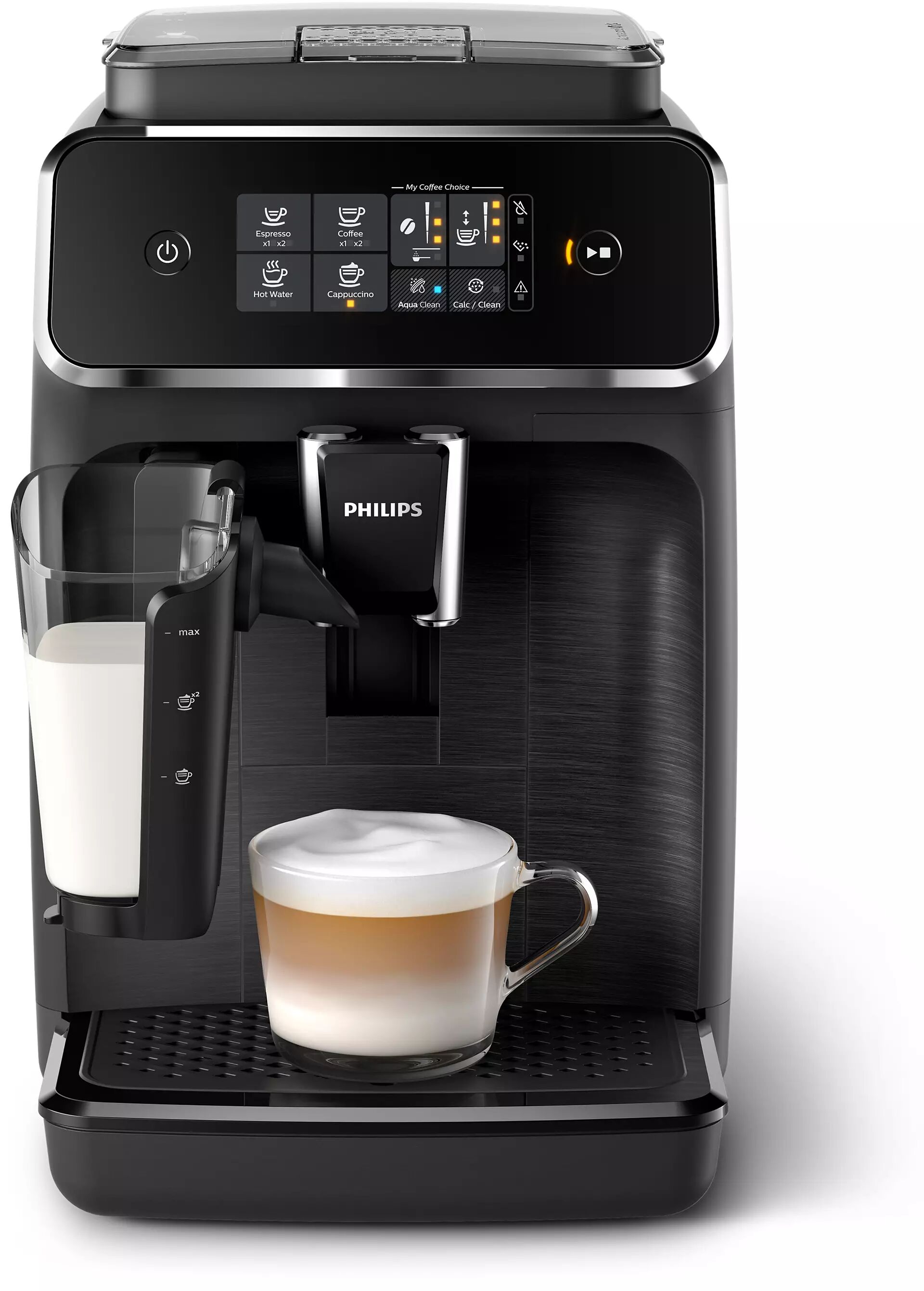 philips ep2230/10 macchina caffè automatica espresso con macinacaffè caffè in grani colore nero series 2200 lattego - ep2230/10