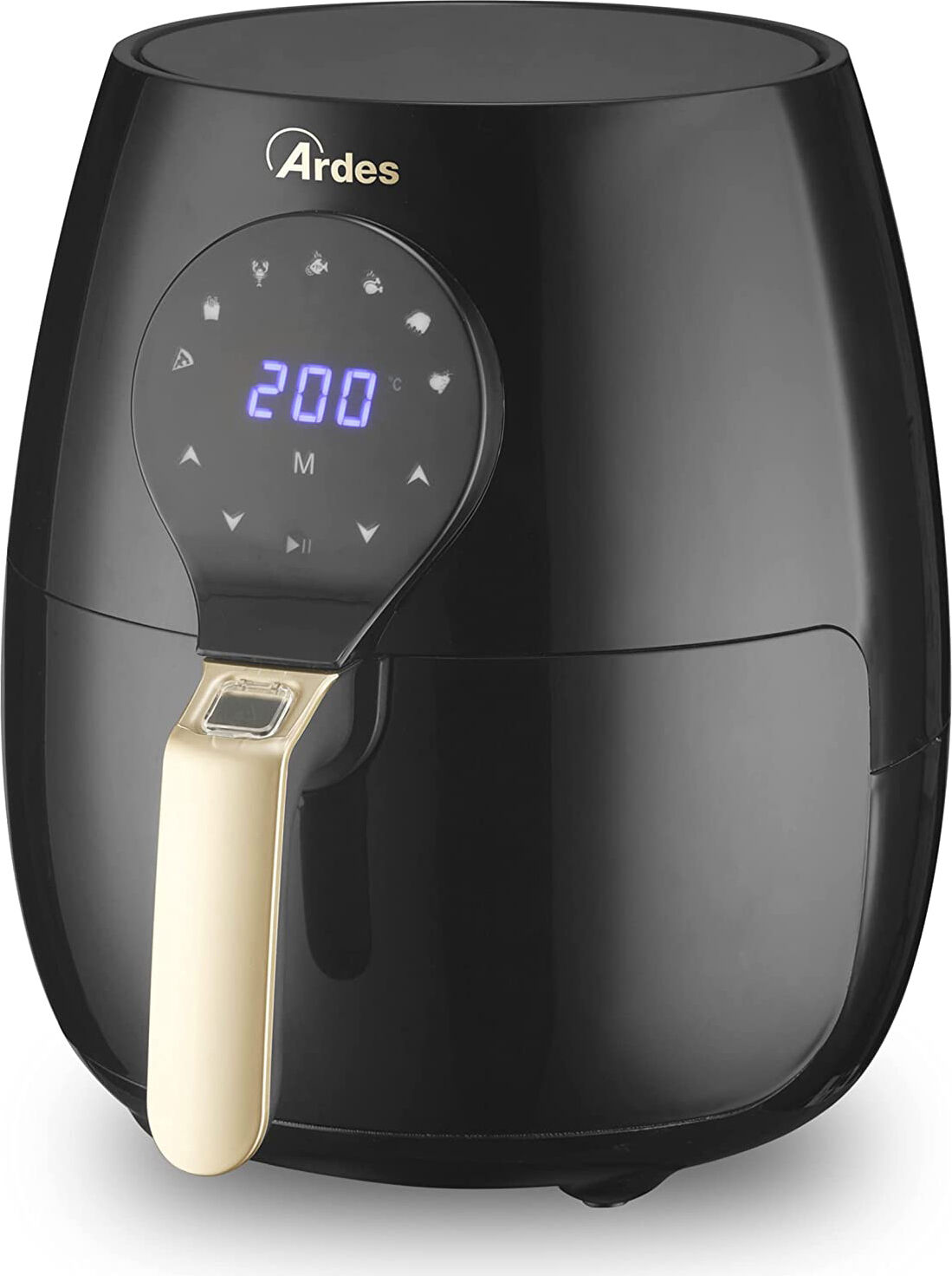 ardes ar1k33 friggitrice ad aria capacità 3.5 litri potenza 1000 watt con timer e termostato - k33