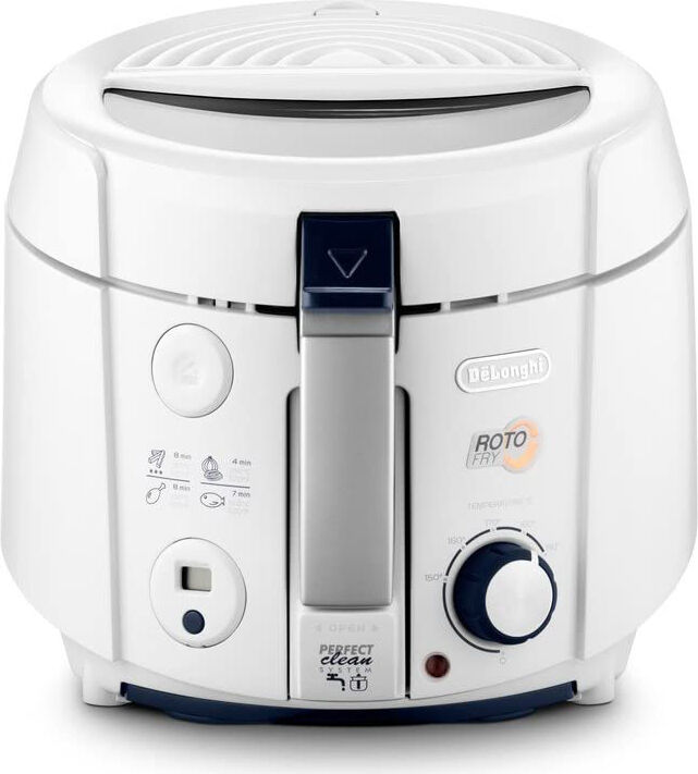 delonghi f38436 friggitrice elettrica capacità 1.5 litri potenza 1800 watt colore bianco - 0125545303 f38436 rotofry