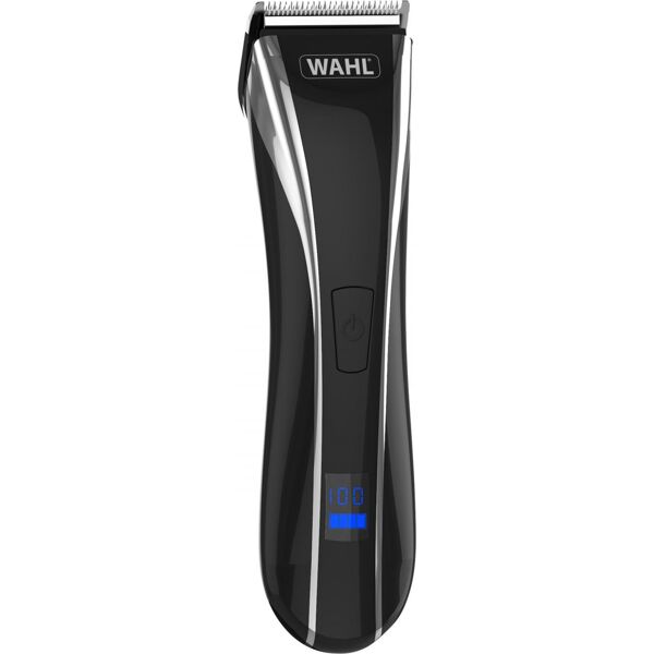 wahl 1911-0467 tagliacapelli ricaricabile regolabarba lavabile con accessori colore nero silver - 1911-0467 lithium pro lcd