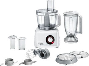 Bosch Mc812w501 Robot Da Cucina Impastatrice Capacità 3,9 Litri Potenza 1000 Watt Mixer Tritacarne Colore Bianco - Mc812w501 Multitalent 8