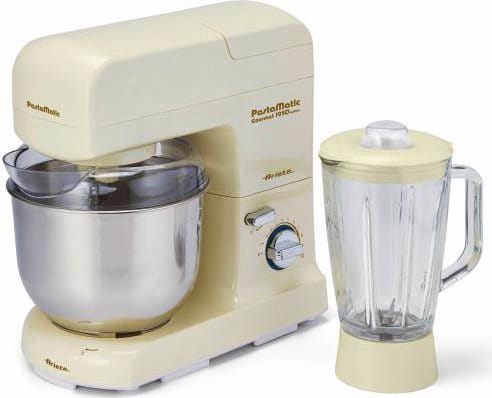 Ariete 1596/11 Impastatrice Capacità Ciotola 4,2 Litri 10 Velocità Robot Da Cucina Potenza 1500 Watt + Bicchiere Frullatore Capacità 1,5 Litri Colore Panna - 1596/11 Pastamatic Gourmet 1950 Edition Ariete 1596/11 Impastatrice Capacità Ciotola 4,2 Litri 10 Velocità Robot Da Cucina Potenza 1500 Watt + Bicchiere Frullatore Capacità 1,5 Litri Colore Panna - 1596/11 Pastamatic Gourmet 1950 Edition