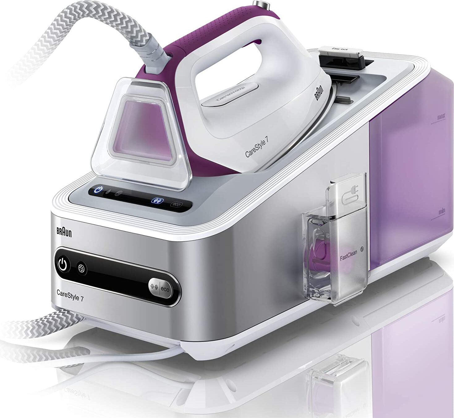 braun is7144wh ferro da stiro con caldaia a vapore potenza 2400 watt caldaia a carica continua - is7144wh carestyle 7