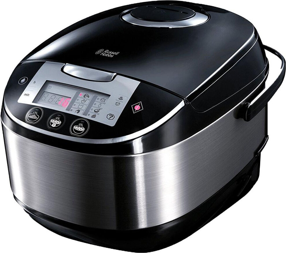 russell hobbs 21850-56 multicooker pentola elettrica 11 programmi di cottura capacità 5 litri potenza 900 watt con timer e display led colore nero / inox - cook@home - 21850-56