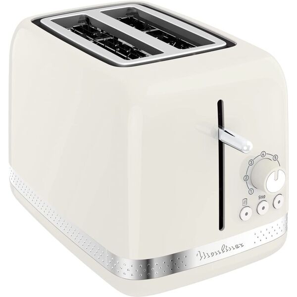 moulinex lt300ak tostapane con pinze 2 fette funzione arresto scongelamento riscaldamento 850 w colore avorio - lt300ak