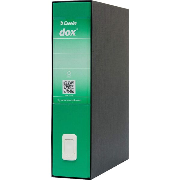 esselte d26514 confezione 8 dox 5 registratore verde - d26514