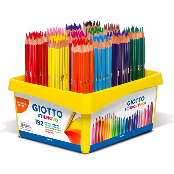 giotto 523400 stilnovo pastello colorato 192 pezzi multicolore - 523400