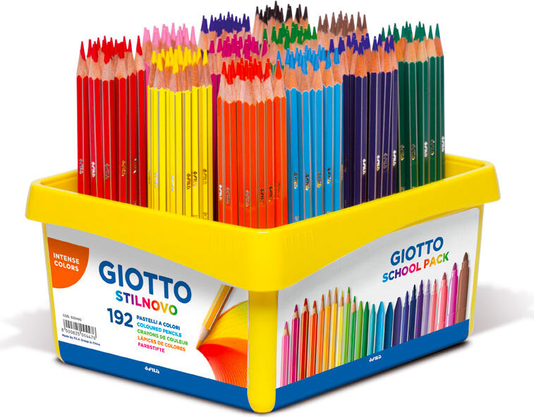 giotto 523400 stilnovo pastello colorato 192 pezzi multicolore - 523400